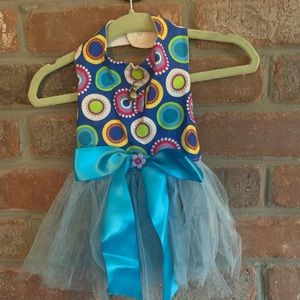 Handmade doggie dress, fits 5-7 lb dog